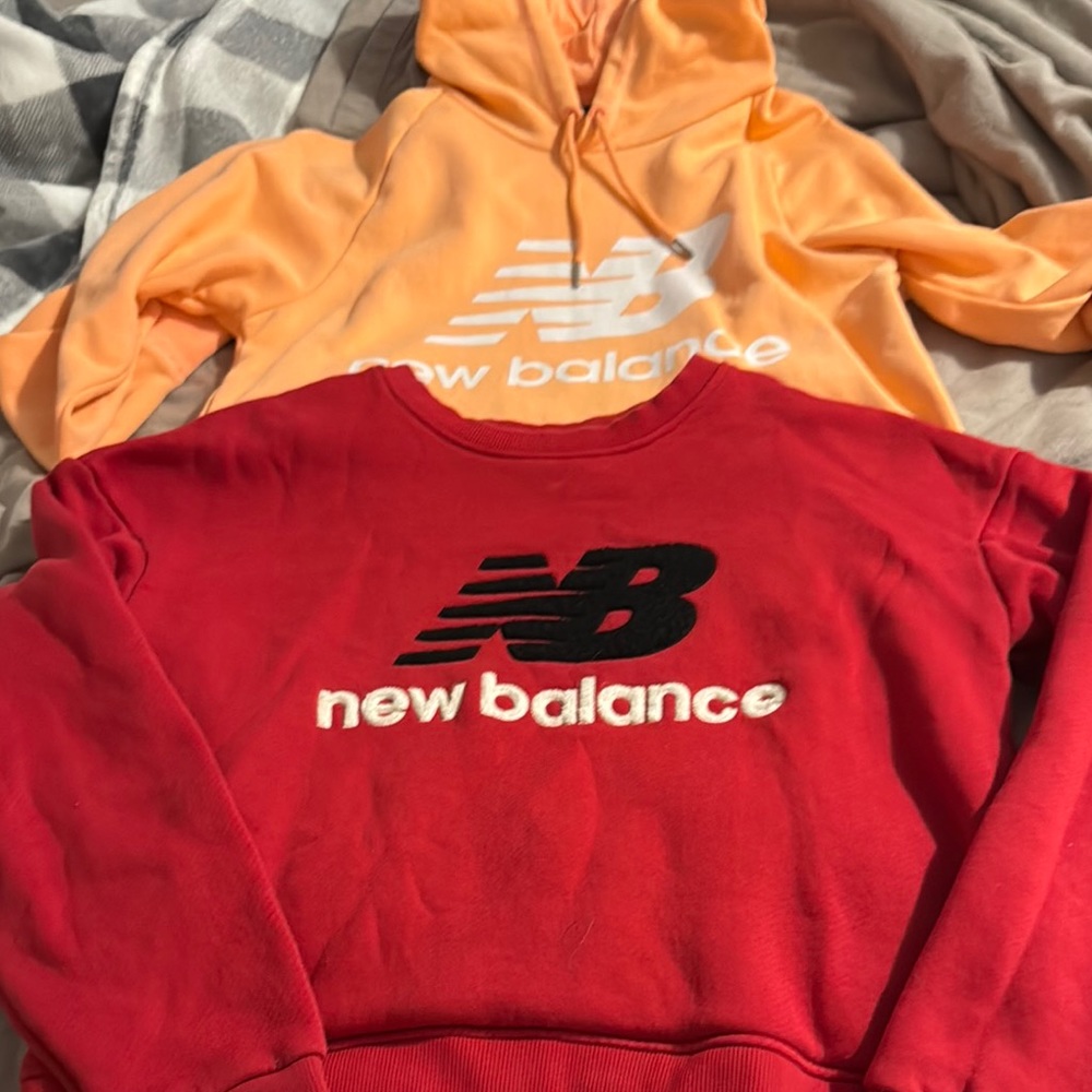 New Balance Red and Orange Sweatshirt bundle